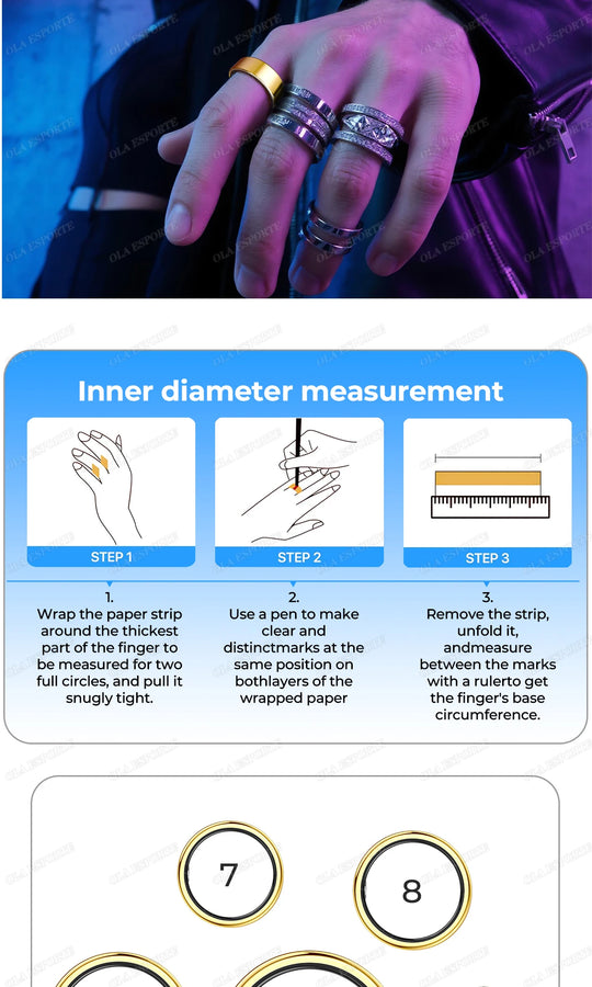 Smart Ring - Bluetooth Health Monitor Heart Rate Blood Oxygen Tracker