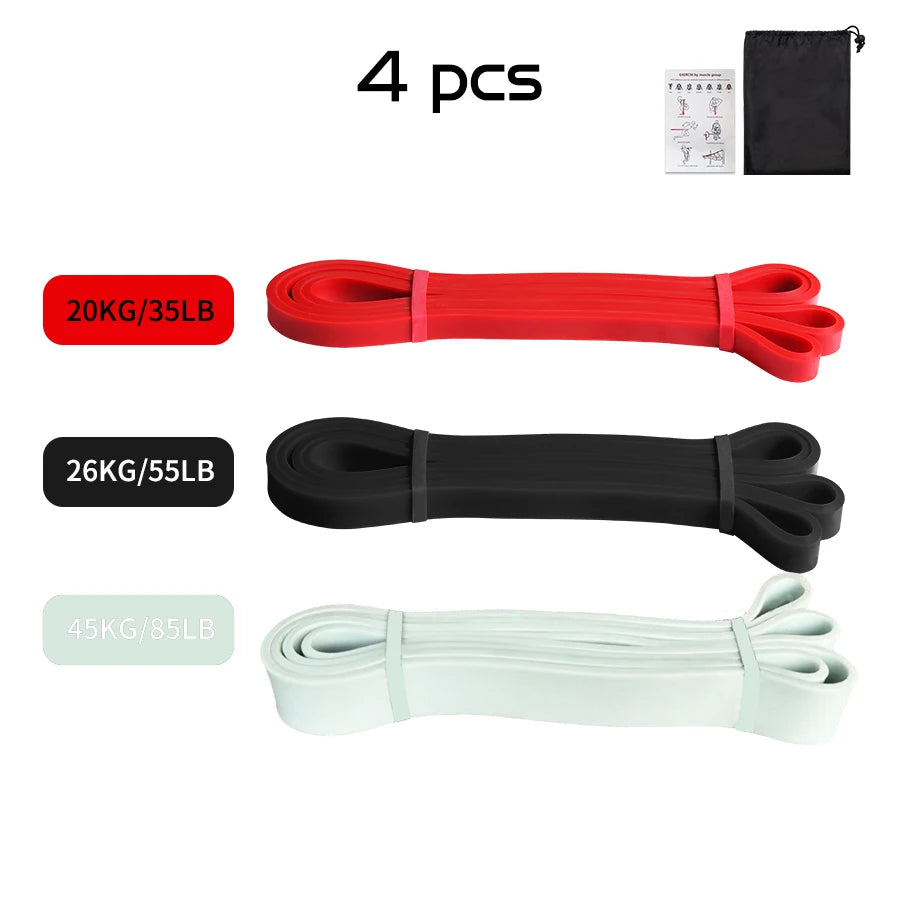 Heavy Duty Latex Resistance Band Exercise Elastic Band For Sport  Strength Pull Up Assist Band Workout Pilates Fitness Equipment