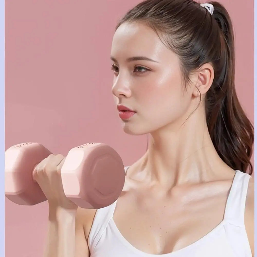 Fitness Dumbbell Set PVC Non-Slip