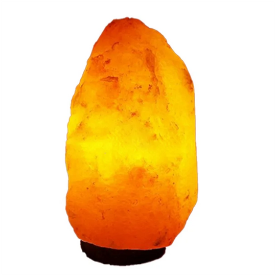 Himalayan Crystal Salt Lamp & Air Purifier - Natural Amber Glow Night Light