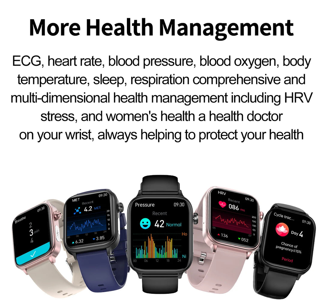 Smart Watch for Women - Heart Rate Health Tracker Menstrual Monitor