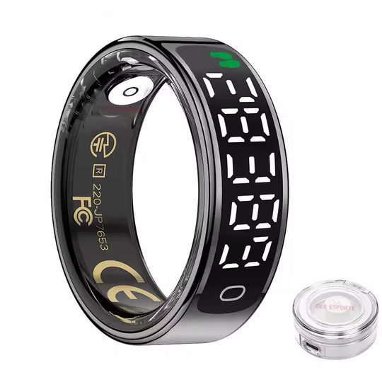 Smart Ring - 5ATM Waterproof with Heart Rate, Sleep & Health Monitoring