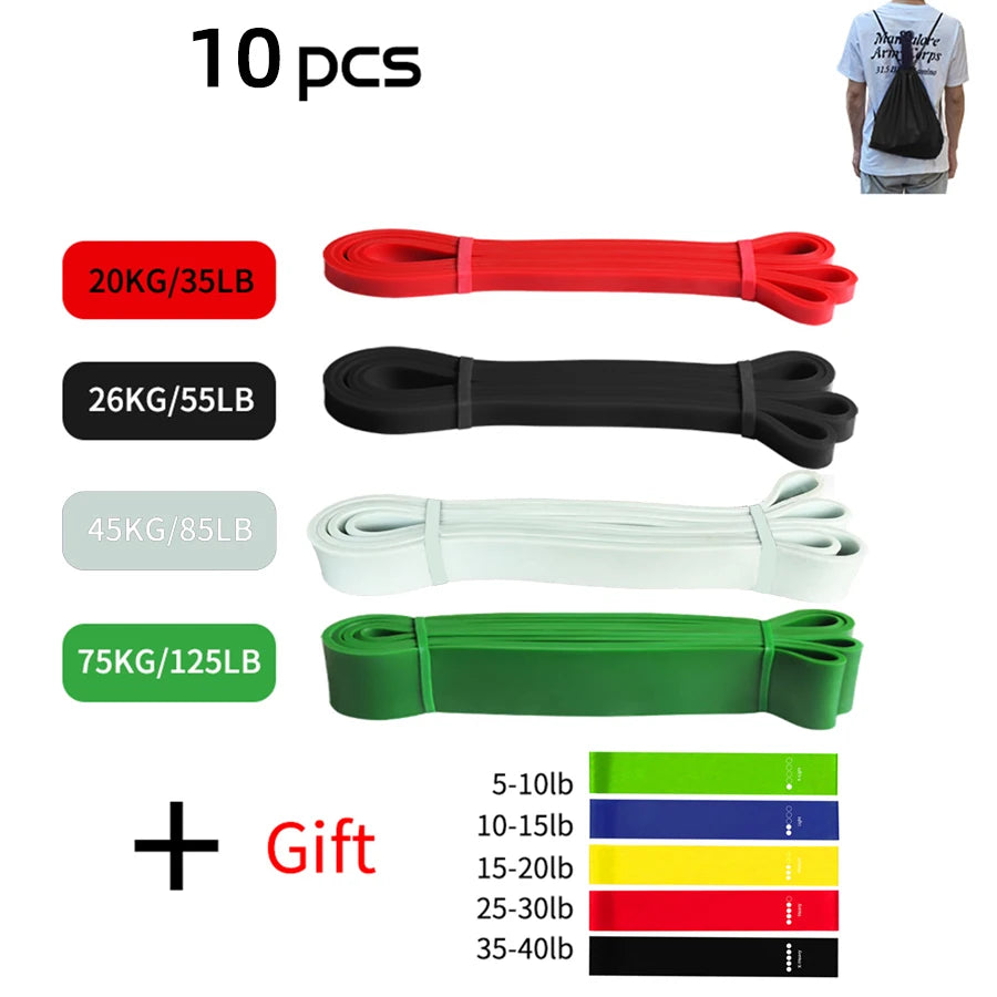 Heavy Duty Latex Resistance Band Exercise Elastic Band For Sport  Strength Pull Up Assist Band Workout Pilates Fitness Equipment