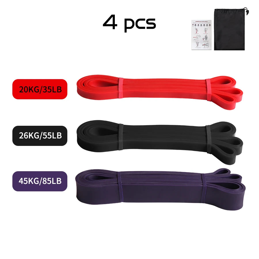 Heavy Duty Latex Resistance Band Exercise Elastic Band For Sport  Strength Pull Up Assist Band Workout Pilates Fitness Equipment