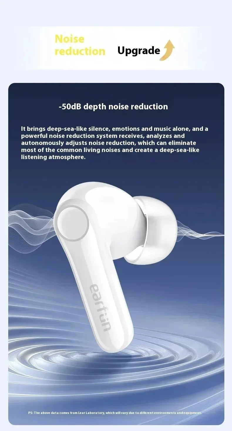 Bluetooth Earbuds - Active Noise Reduction Waterproof Gaming Earphones