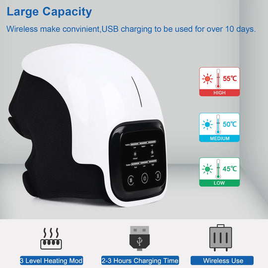 Knee Massager - Infrared Heat & Vibration for Joint Pain Relief