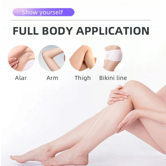 Rechargeable Lady Shaver & Epilator - Full Body Hair Removal, 30 Tweezers, Active Massage