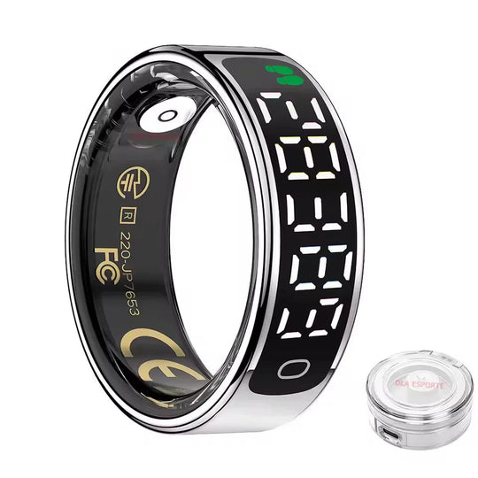 Smart Ring - 5ATM Waterproof with Heart Rate, Sleep & Health Monitoring