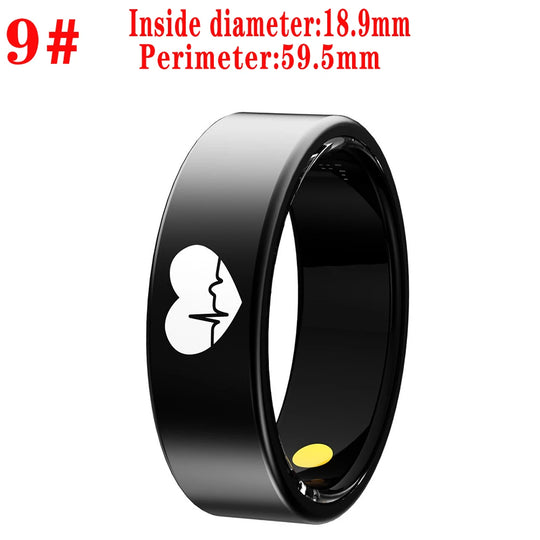 ECG Smart Ring - Heart Rate Body Temperature Health Tracker