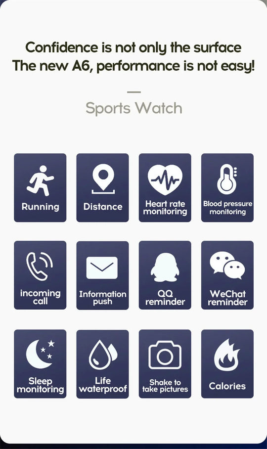 2025 Smartwatch - Full Touch Screen IP67 Waterproof Fitness Tracker