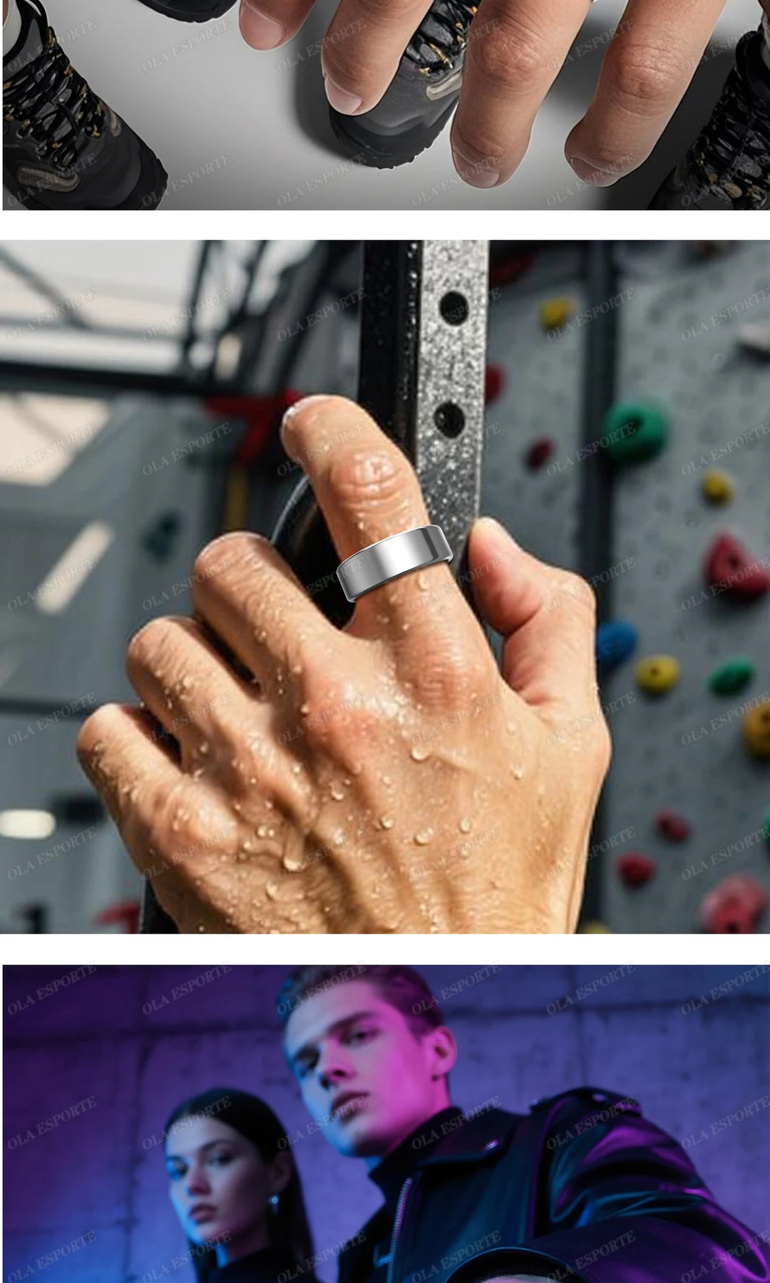 Smart Ring - Bluetooth Health Monitor Heart Rate Blood Oxygen Tracker