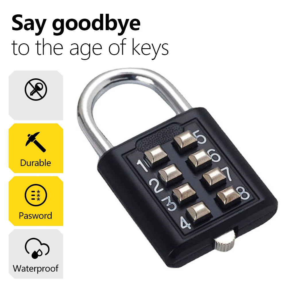 Travel Smart Lock With Key Anti-theft