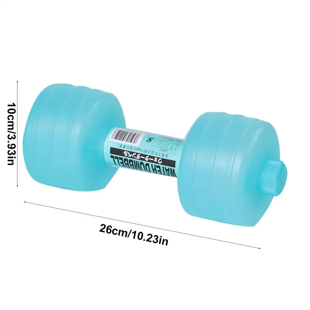 Water-filled Dumbbells Portable Dumbbell Sports Water Bottle for Arm Strength Training Home Gym Fitness
