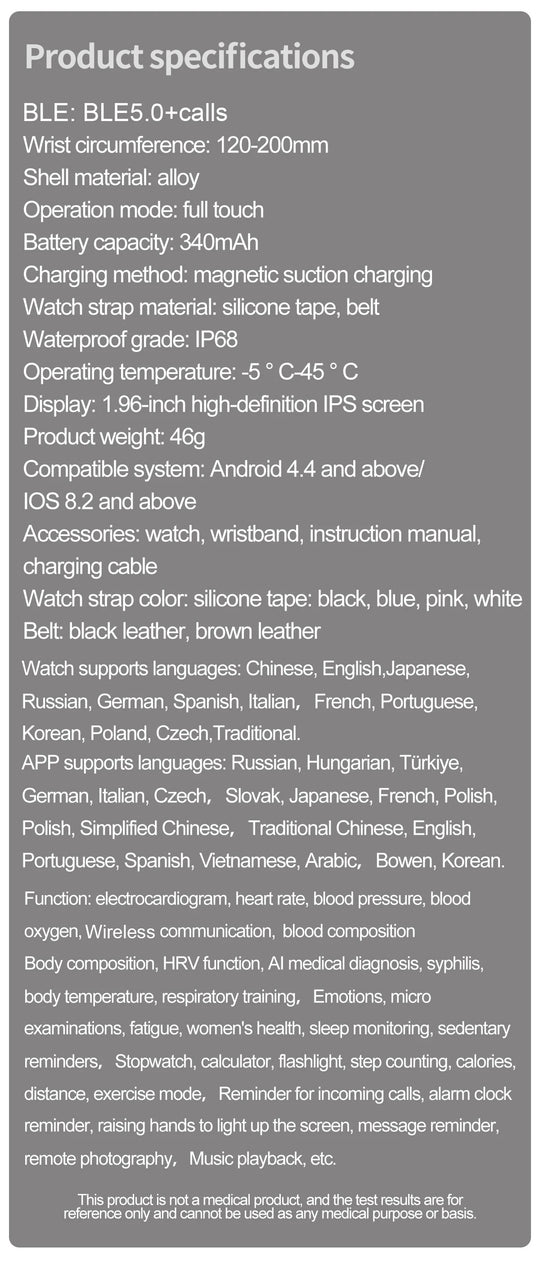 Smart Watch for Women - Heart Rate Health Tracker Menstrual Monitor