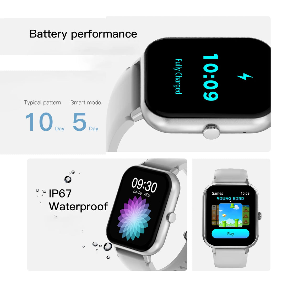 Smartwatch with Fitness Tracking & Notifications - Multi-Sport GPS Watch for iOS & Android