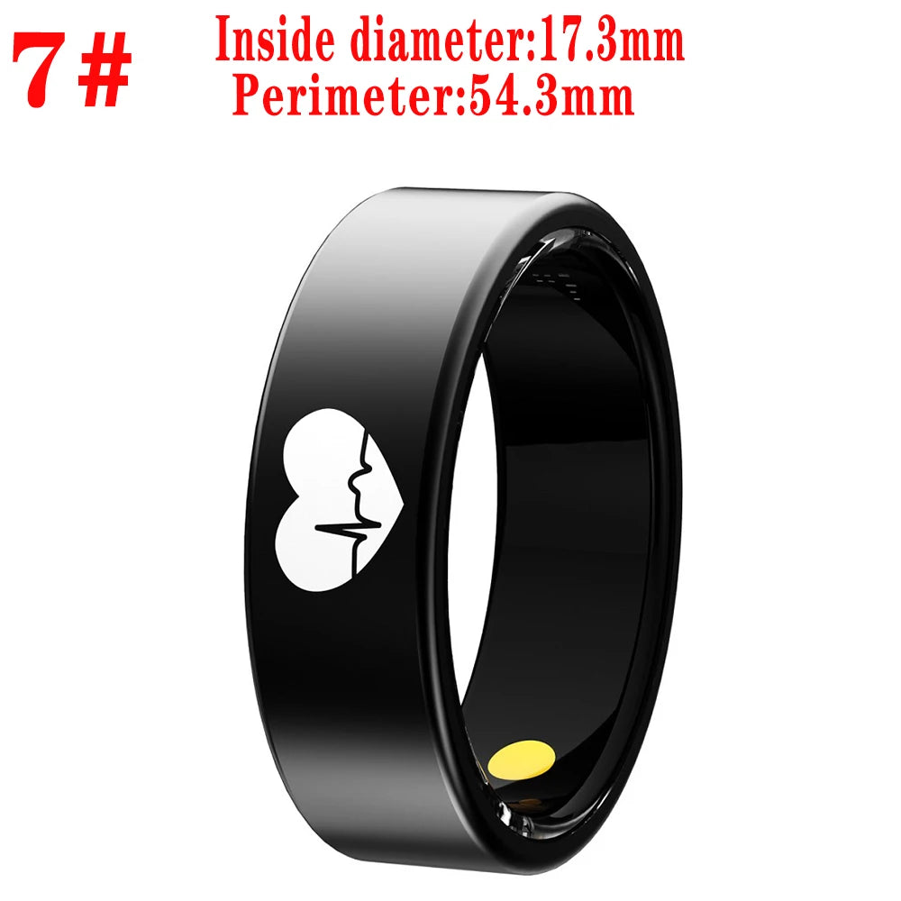 ECG Smart Ring - Heart Rate Body Temperature Health Tracker