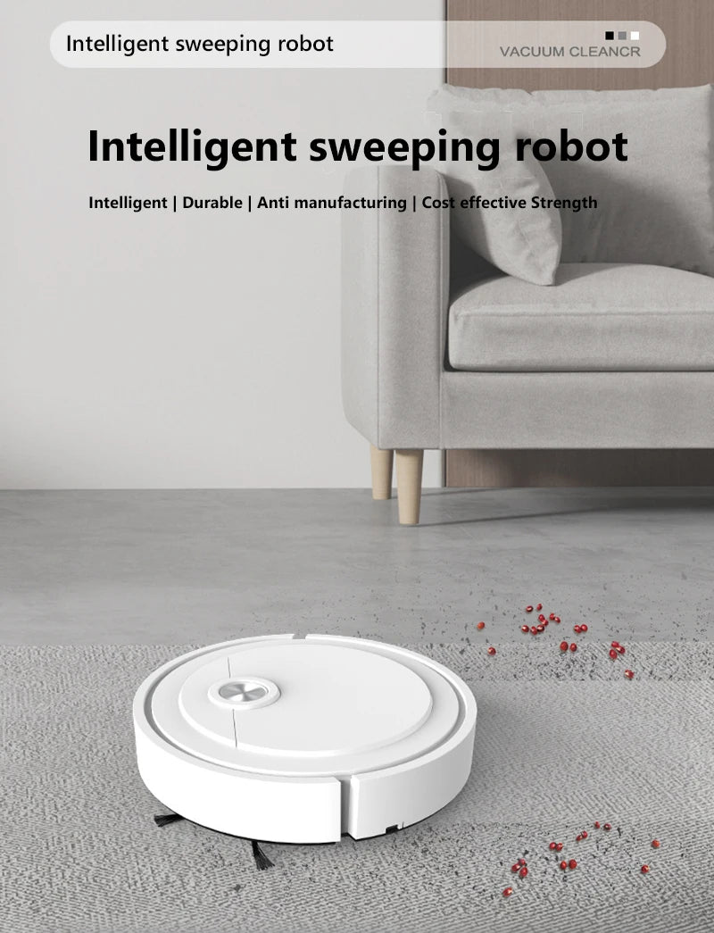 Smart Robot Vacuum & Mop - 3-in-1 Floor Cleaner for Pet Hair, Carpet & Hard Floors