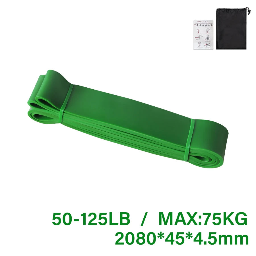 Heavy Duty Latex Resistance Band Exercise Elastic Band For Sport  Strength Pull Up Assist Band Workout Pilates Fitness Equipment