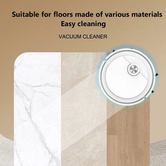 Smart Robot Vacuum & Mop - 3-in-1 Floor Cleaner for Pet Hair, Carpet & Hard Floors