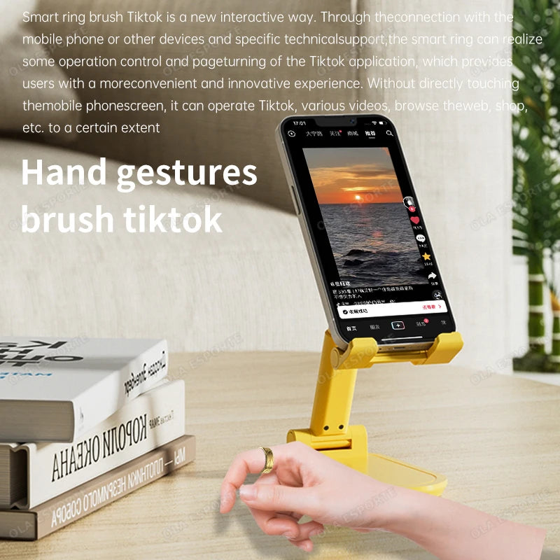 Smart Ring - Heart Rate Blood Oxygen Monitor IP68 Waterproof