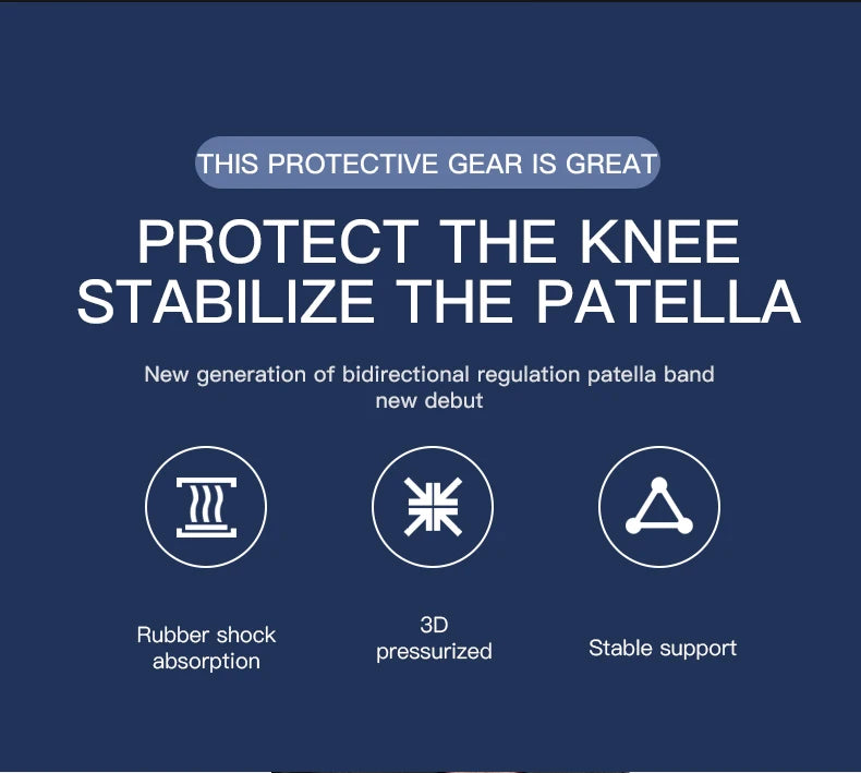 Adjustable Knee Pad for Pain Relief and Knee Support