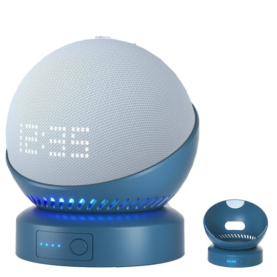 Echo Dot Battery Base - Portable Rechargeable Wireless Base for Echo Dot 4th & 5th Gen