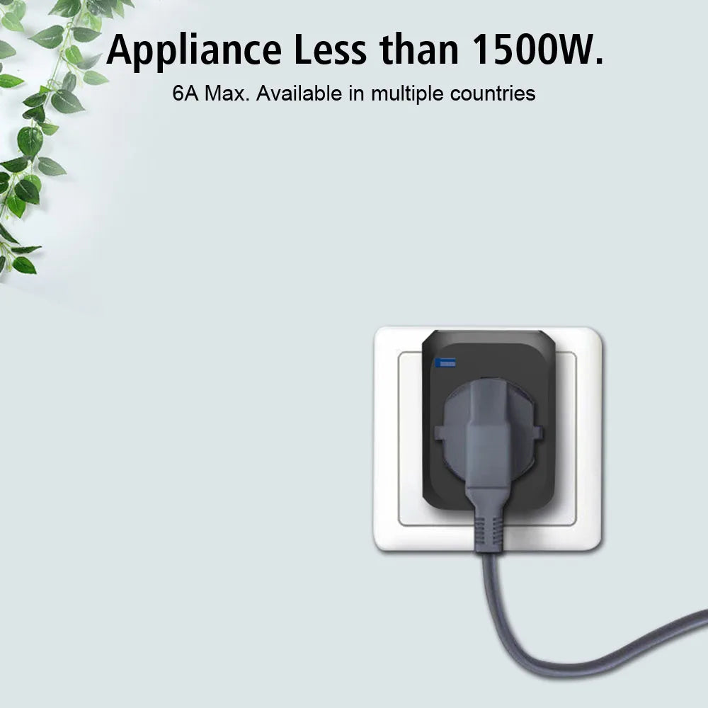Universal Travel Adapter - 6A with 2 USB + Type-C for US EU UK AU Plugs