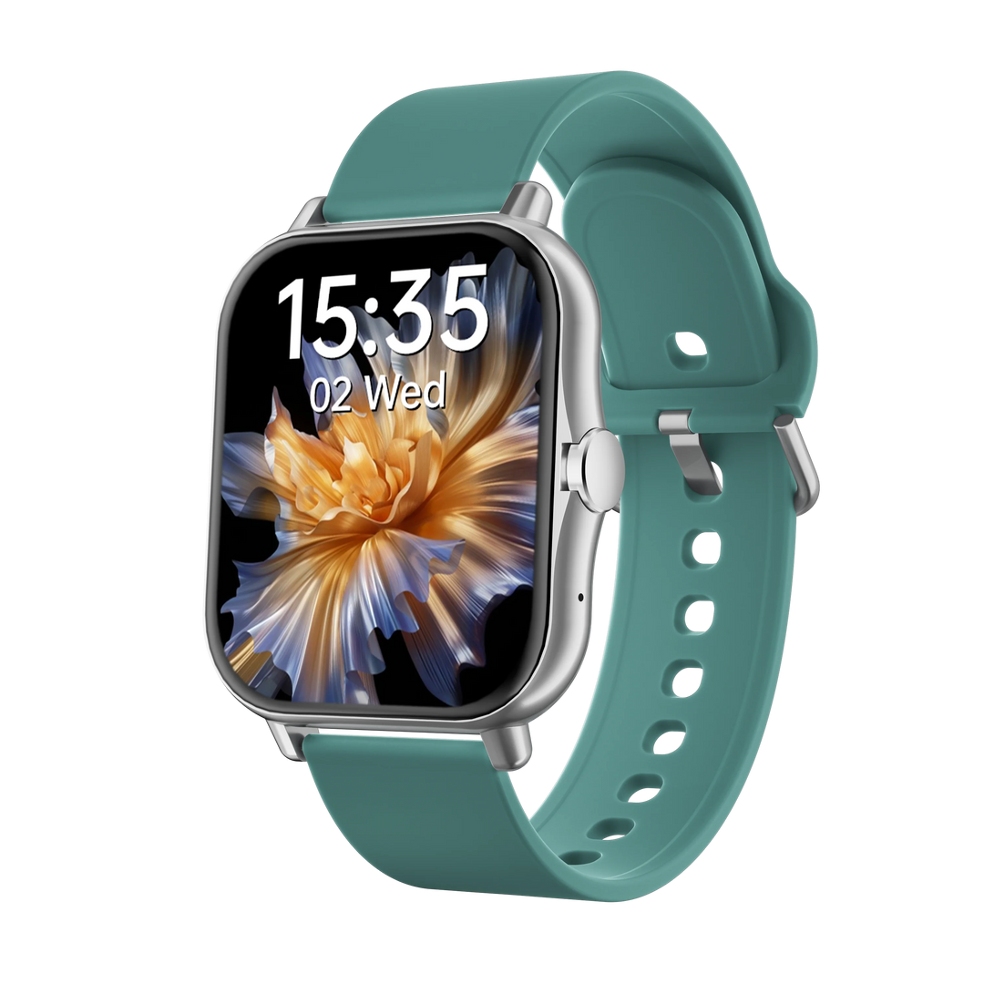 Square Sport Smartwatch - Heart Rate & Sleep Monitor with BT Call