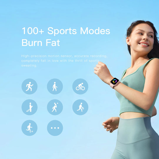 Smartwatch with Fitness Tracking & Notifications - Multi-Sport GPS Watch for iOS & Android