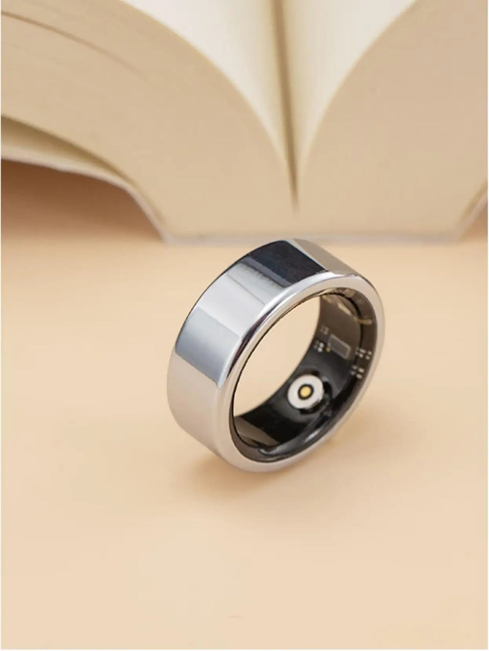Smart Ring Fitness Tracker - Heart Rate Sleep Monitor with Charging Case
