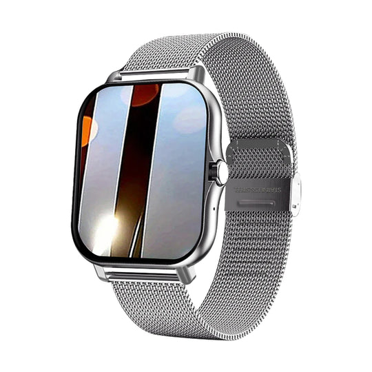 Square Sport Smartwatch - Heart Rate & Sleep Monitor with BT Call