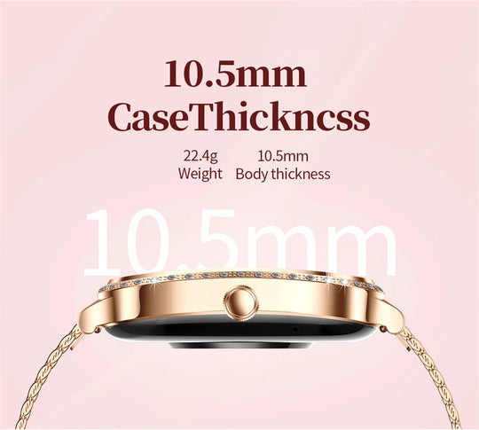 Luxury Smart Watch for Women - 1.75" HD Bluetooth Call Heart Rate Fitness Tracker