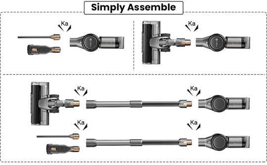 Stick Cordless Vacuum Cleaner for Hardwood Floor Pet Hair Home & Car