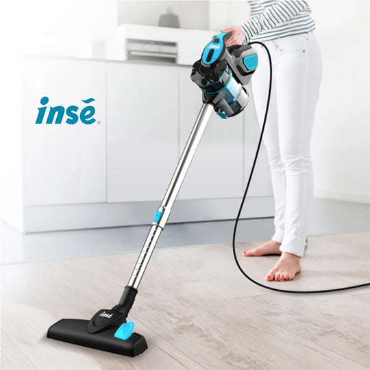 Corded Stick Vacuum Cleaner - 600W Powerful Suction, Bagless, Cyclone Filter - for Home, Pet Hair & Hard Floor