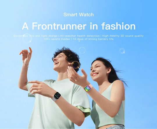 Smartwatch with Fitness Tracking & Notifications - Multi-Sport GPS Watch for iOS & Android