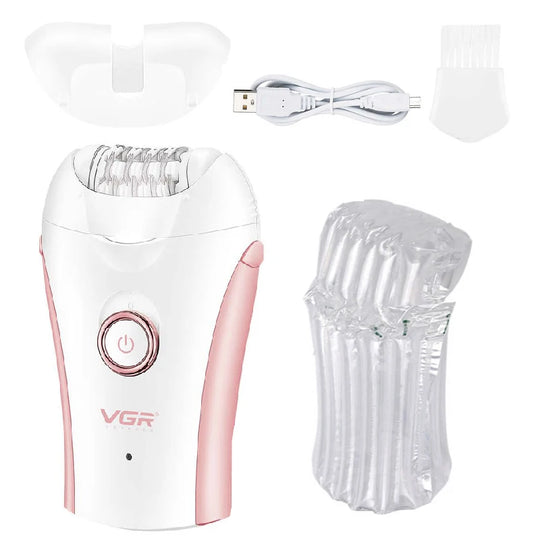 Women Electric Epilator - Wet & Dry, 32 Tweezers, 2 Speeds, USB Charging - for Face, Body, Legs & Bikini