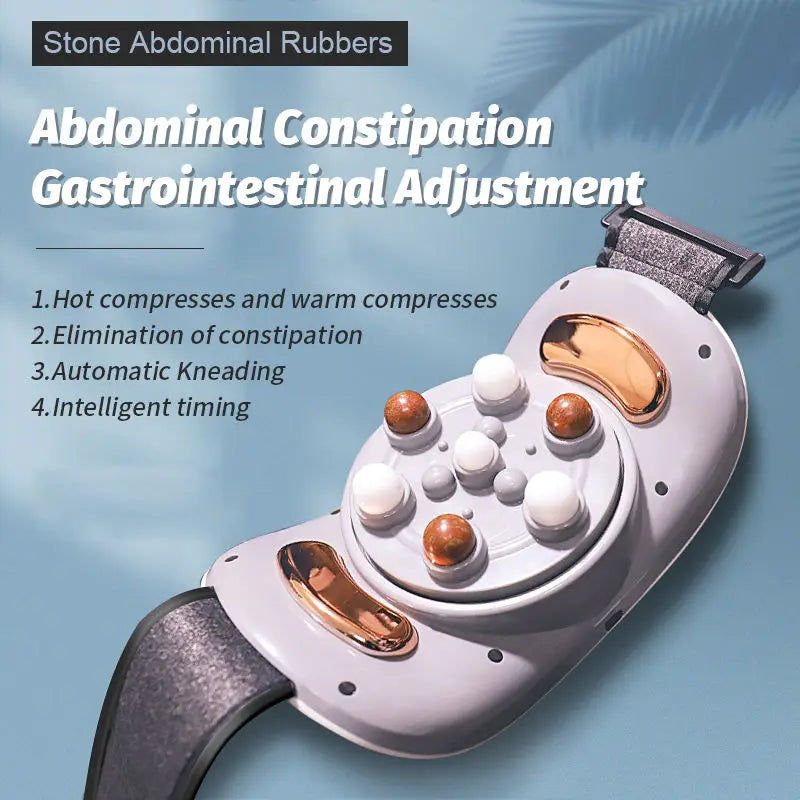 Electric Moxibustion Heating Belt Massager Neck Waist Leg Massage Improve Indigestion