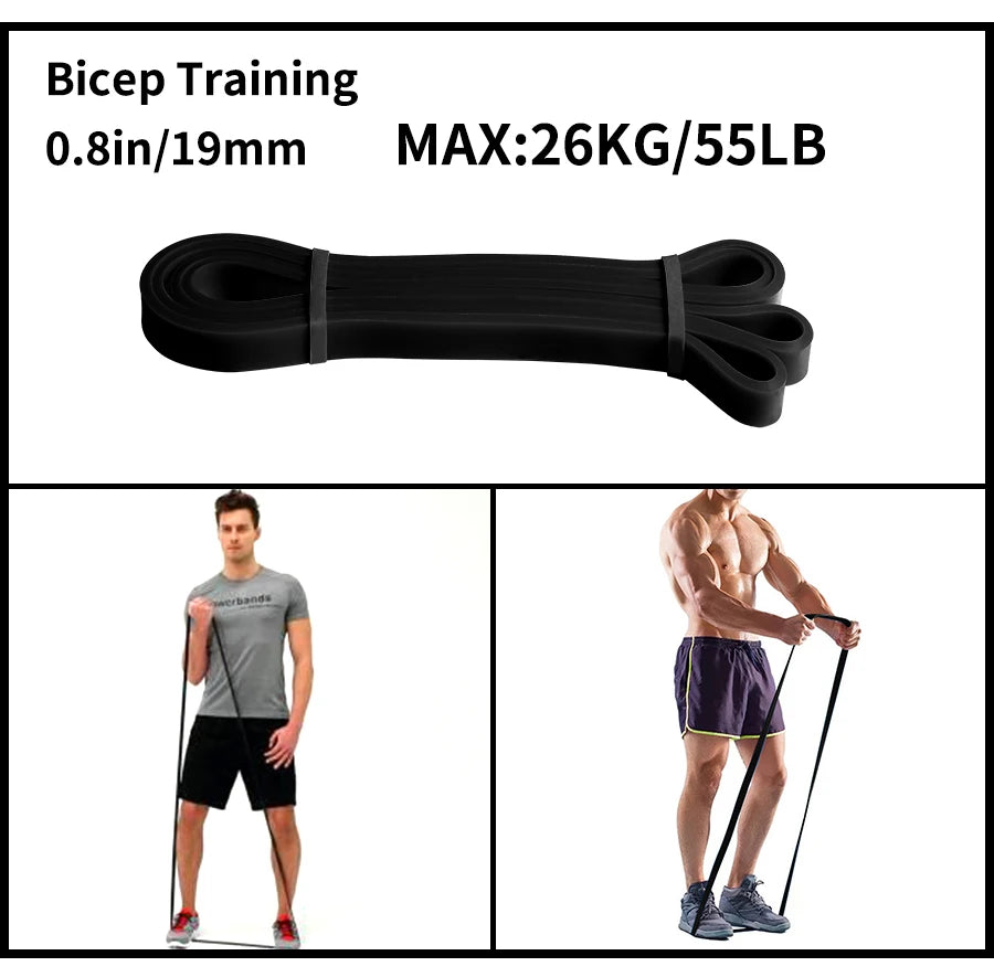 Heavy Duty Latex Resistance Band Exercise Elastic Band For Sport  Strength Pull Up Assist Band Workout Pilates Fitness Equipment