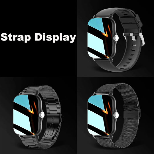 Smart Watch - AMOLED Bluetooth Call GPS NFC Waterproof Fitness Tracker