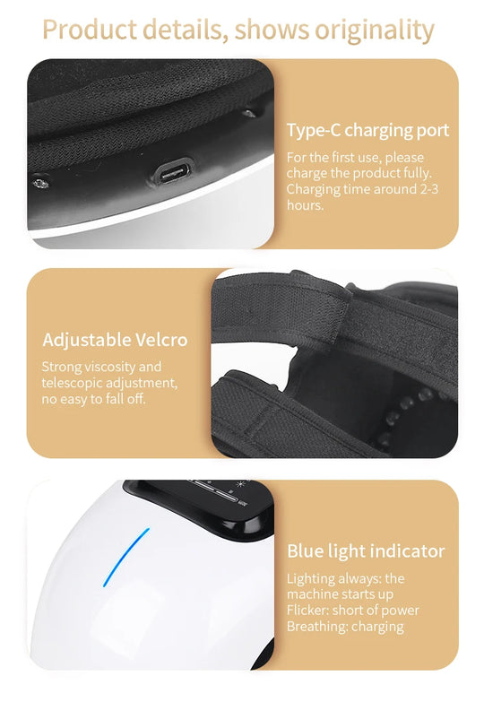 Knee Massager - Infrared Heat & Vibration for Joint Pain Relief