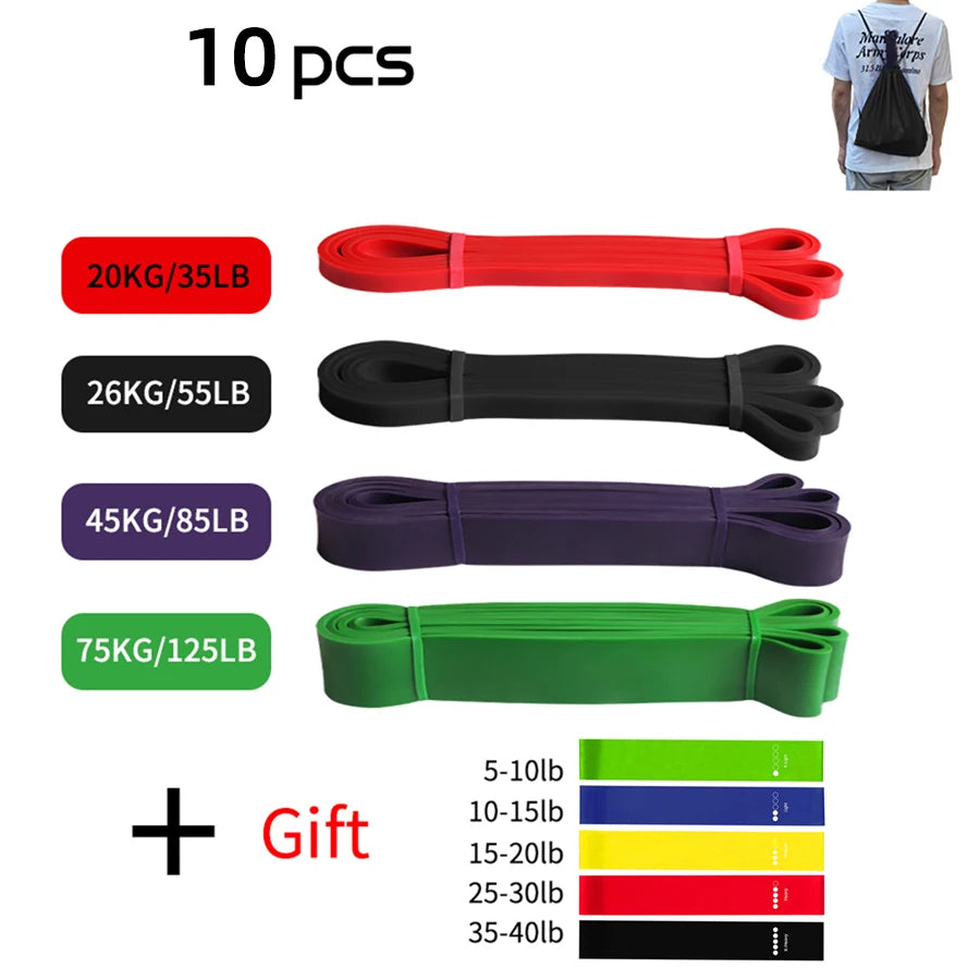 Heavy Duty Latex Resistance Band Exercise Elastic Band For Sport  Strength Pull Up Assist Band Workout Pilates Fitness Equipment