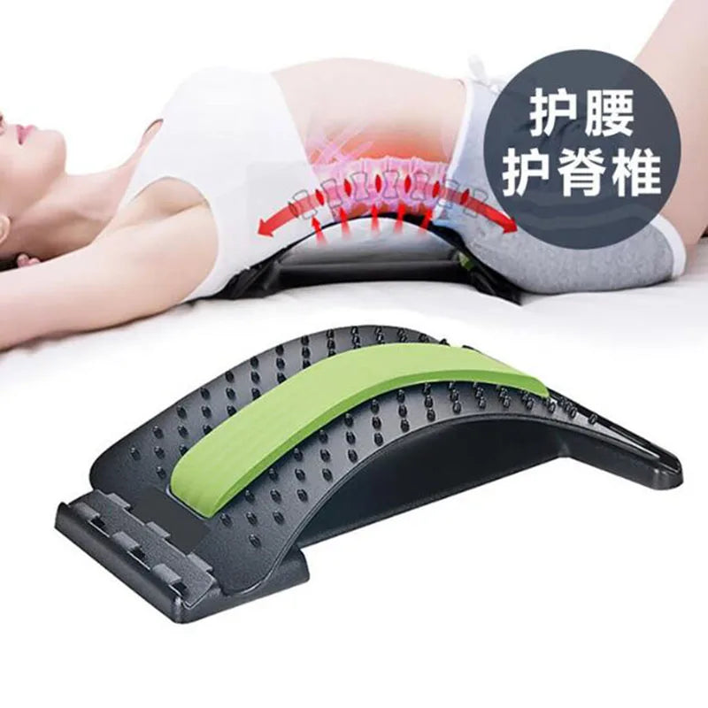 Back Stretcher - 3-Level Lower Back Pain Relief & Lumbar Support