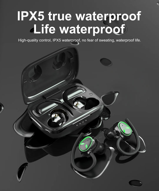 i22A TWS Wireless Earbuds - ENC Noise Cancellation with LED Power Display