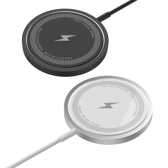 Magnetic iPhone Wireless Charger Pad USB  for 15 14 13 12 Pro Max Mini Fast Wireless Charging