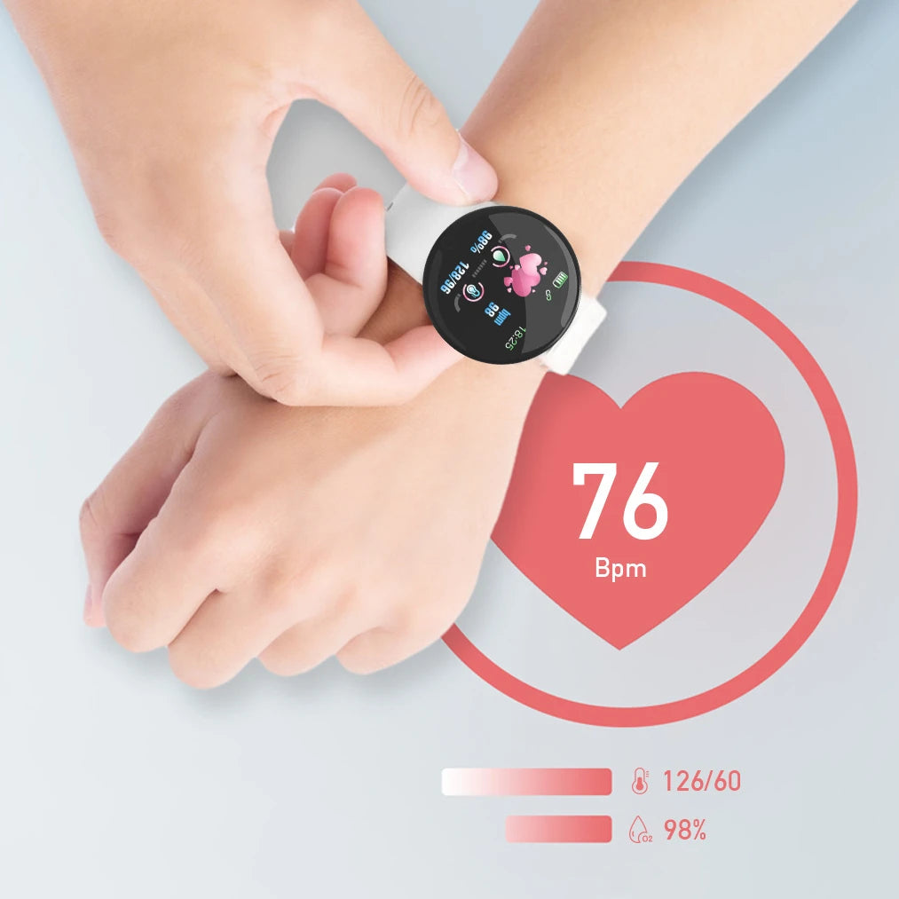 Smart Watch - Bluetooth Fitness Tracker Heart Rate Blood Pressure Monitor