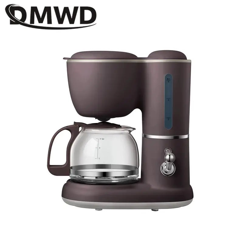 Drip Coffee Maker - 600ml Automatic American Coffee Machine for Home & Office
