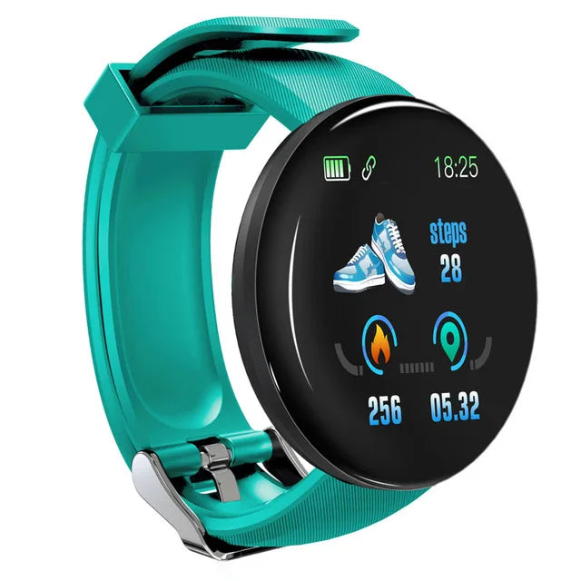 Smart Watch - Heart Rate Monitor Fitness Tracker Round Digital Watch
