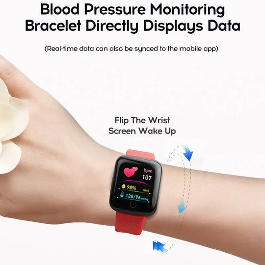 2025 Smartwatch - Full Touch Screen IP67 Waterproof Fitness Tracker