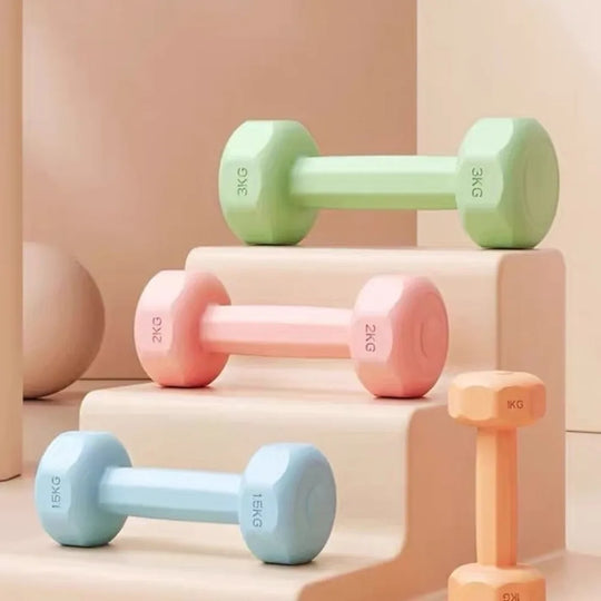 Fitness Dumbbell Set PVC Non-Slip