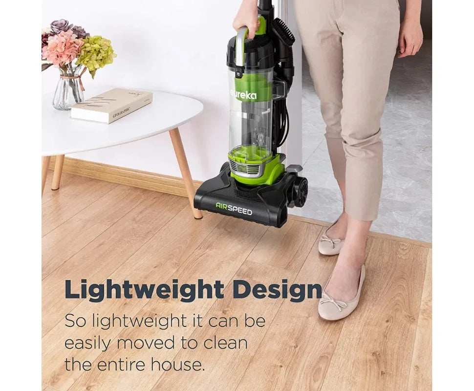 Bagless Upright Vacuum Cleaner - Powerful Suction for Home Use